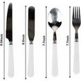 thumbnail image 4 of Kit de desorden para cubiertos de cocina para acampar, organizador de cubiertos, juego de 13 utensilios para comer pinic con plato ecológico, cuchara, cuchillo, tenedor, abridor de vino, tenedor, 4 of 5