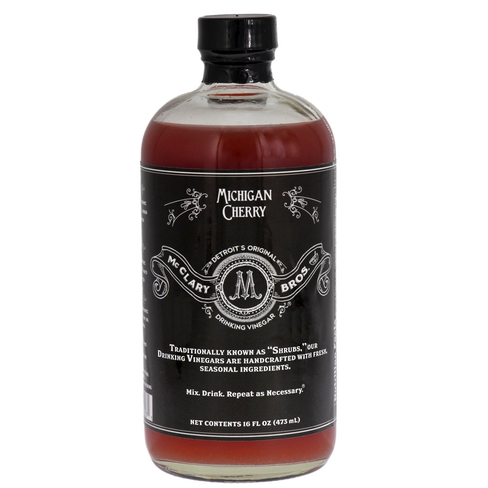McClary Bros Drinking Vinegars Handcrafted Drinking Vinegars for Shrub Cocktails, Craft Sodas
