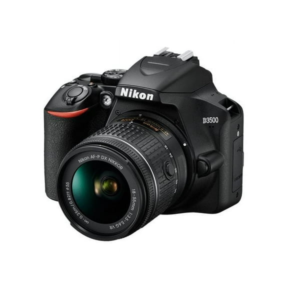 Nikon D3500 - Digital camera - SLR - 24.2 MP - APS-C - 1080p / 60 fps - 3x optical zoom AF-P DX 18-55mm VR lens - Bluetooth