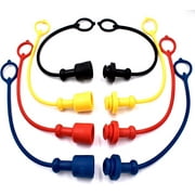 HD Switch Hydraulic Quick Coupler Dust Cap & Plug Set 1/4" ISO For John Deere W53382 W53383 W53385 W53375 W53376 W53373 W53374 M132034 W53387 W53377 M132021 M132022 M132024 M70728 M132031 (8 Pack)