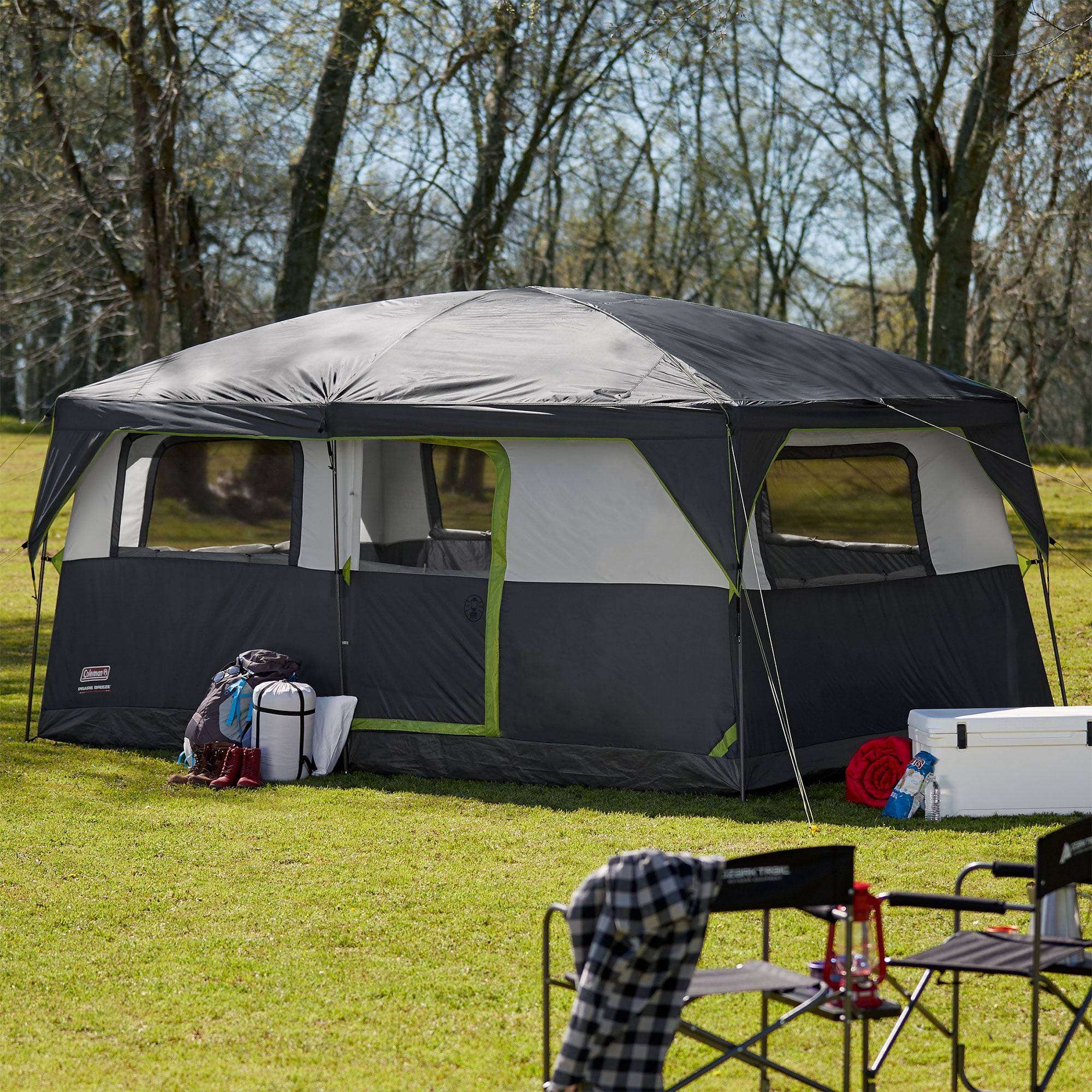 Coleman Prairie Breeze Lighted Cabin Tent, 9-Person - Walmart.ca