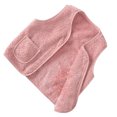 thumbnail image 3 of Chaleco polar rosa para niños y niñas, chaqueta sin mangas con cremallera suave y cálida para otoño e invierno, ropa de abrigo con bolsillos de 130cm, 3 of 5