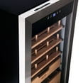 thumbnail image 3 of Newair x Boveda 500 Cigar Count Electric Humidor, Spanish Cedar Shelves with Temperature Control, Built-In Boveda Humidity Control in Stainless Steel, 3 of 19