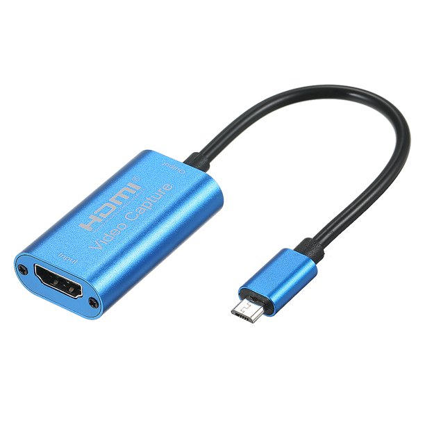Tarjeta de captura de video HD Soporte máximo Entrada 4K Salida 1080P Tamaño pequeño Carcasa de alea Irfora Micro USB
