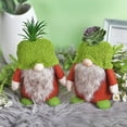 thumbnail image 2 of Promotion Clearance Green Succulent Gnomes Doll With Big Bearded Garden Plants Swedish Plush Gnome Faceless Dolls Dwarf Spring Summer Home Decor, 2 of 6