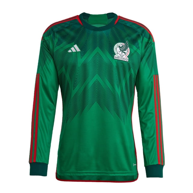 Jersey Playera Adidas de La Selección de Mexico de Manga Larga Para Hombre