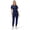 Navy, variant on Scrubs Women's Medical Scrub Set, Premium 3-Pocket V-Neck Top & 6-Pocket Jogger Scrub Pants, 2-Piece Uniform Combo Set