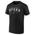thumbnail image 2 of Men's Black San Antonio Spurs Rebel Logo T-Shirt, 2 of 3