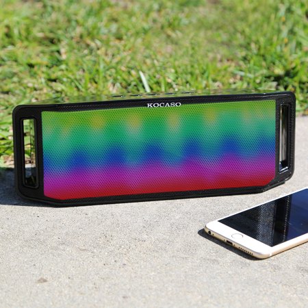 Kocaso Ultra Compact Portable LED Rainbow Wireless Bluetooth (Best Ultra Portable Speaker)