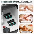 thumbnail image 3 of Masajeador Foot Spa Snailax con calor, plegable, 8 rodillos, 3 of 8