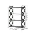thumbnail image 3 of Shoe Rack 4 Tier Long Storage Organizer Wide Plastic Shoe Shelf for Closet Entryway （Black）, 3 of 6