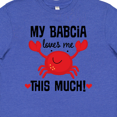 thumbnail image 4 of Inktastic My Babcia Loves Me Grandson Youth T-Shirt, 4 of 5