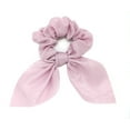 thumbnail image 3 of MSJUHEG Satin Scrunchies,Pearl Hair Tie,Hair Scarf Scrunchies,Pearl Bows,Long Bow,Scrunchie 1pc Holder Ties Hair Ponytail Bunny Satin Hair Ear for Headband K One Size, 3 of 4