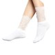 thumbnail image 1 of Guardurnaity Medias de gasa florales de encaje Retro para mujer, calcetines elásticos transparentes YY Ropa, zapatos y accesorios Miscelánea blanco, 1 of 5