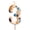 1, variant on HONCLL Birthday Candle Birthday Cake Toppers Decorations Blue Dog Paws Themed Print Birthday Party Supplies