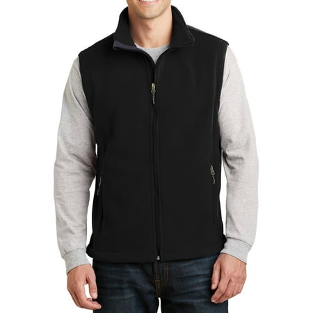 - Mafoose Men's Super Soft Value Fleece Vest Black X-Small