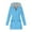 Light Blue, variant on DYTTDG Women's Outdoor Waterproof Jacket Drawstring Hooded Zip up Jacket Long Sleeve Casual Jacket with Pockets Great Gifts for Less
