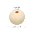 thumbnail image 2 of Uxcell 14mm Natural Wood Beads, 200 Pack Unfinished Wooden Beads Round Loose Beads Spacer Beads, 2 of 6