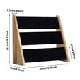 thumbnail image 2 of Wooden Jewelry Display Stand Double Layer Organizer for Necklace Bracelet Earrings Storage Rack Home Store Trade Show, 2 of 3