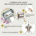 thumbnail image 5 of Electric Baby Bassinet,Newborn Bedside Sleeper,Baby Rocking Crib with Bluetooth,Remote control,Unisex,KHAKI, 5 of 8