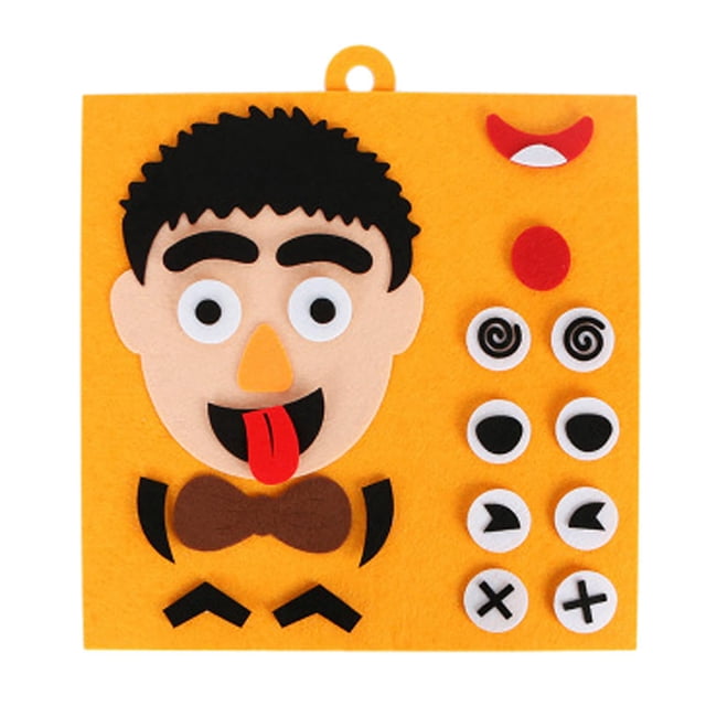 Juego divertido de aprendizaje para niños, rompecabezas para cambiar emociones, juguetes, regalos