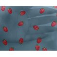 thumbnail image 4 of oneOone Georgette Viscose Fabric Raspberry Fruit Printed Fabric 1 Yard 42 Inch Wide, 4 of 4
