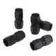 thumbnail image 5 of Adaptador de montaje de combustible, 5PCS 6AN Adaptador de montaje Accesorio de extremo de manguera Acoplador giratorio recto Máxima confiabilidad, 5 of 10