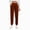 A43-Brown, variant on Womens Fall Winter Straight Leg Sweatpants High Waisted Lounge Casual Sweat Pants with Pockets Green,S