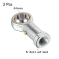thumbnail image 3 of Uxcell Rod End Self-lubricated Left Hand Female Thread 14mm, 3 of 6