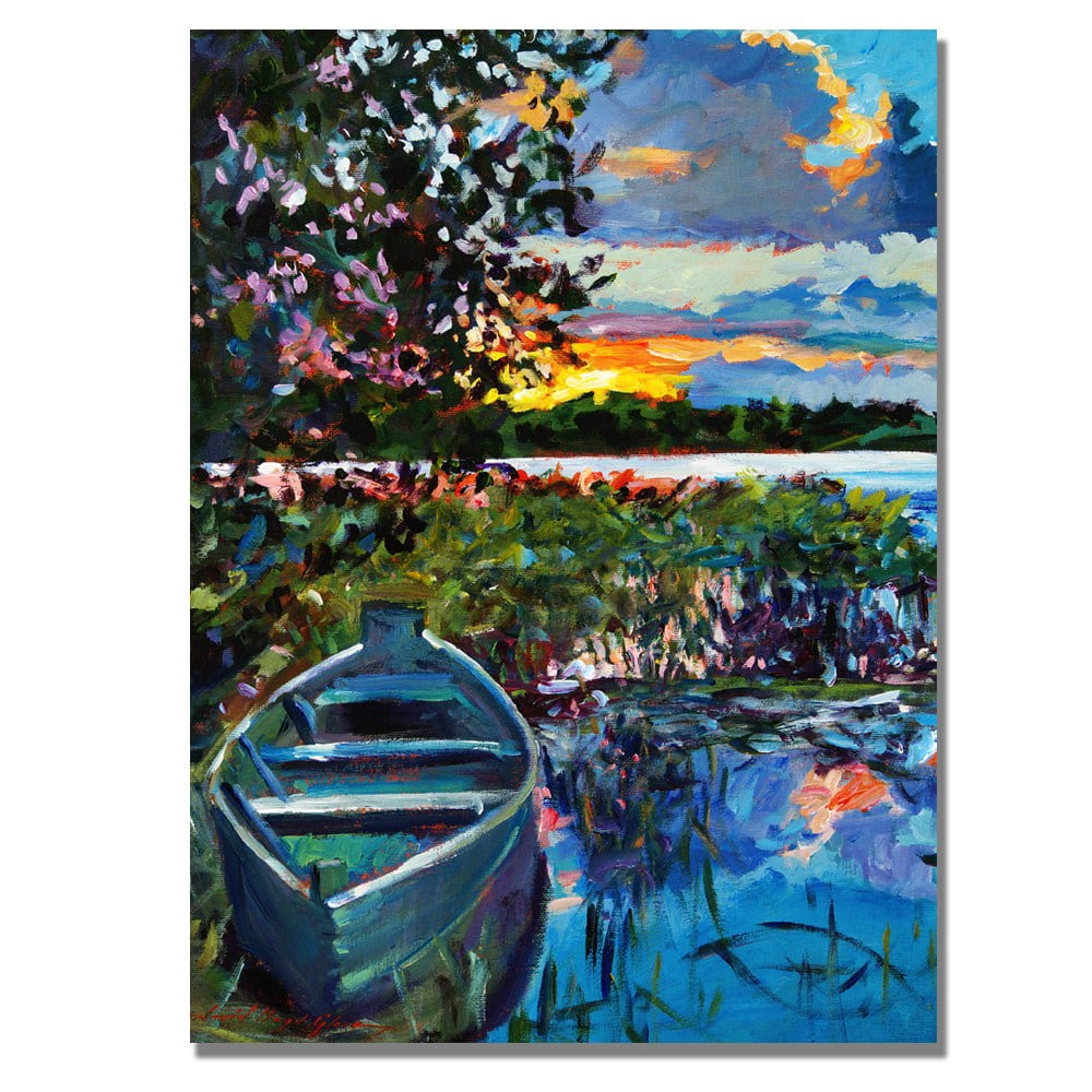 Trademark Art "Days End" Canvas Wall Art by David Lloyd Glover