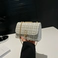 thumbnail image 4 of Bolsos para mujer 2025 nuevo estilo pequeño bolso cuadrado moderno y versátil bolso de un solo hombro bolso baguette con alto valor de apariencia, 4 of 5