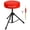 red, variant on 5 Core Adjustable Drum Throne, 3 Inch Thick Memory Foam Padded Drummer Stool Supports Up to 330 Lbs
