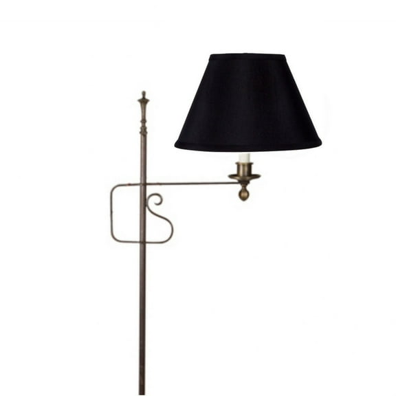 8 Inch Empire Clip on Replacement Lampshade (Black)