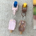 thumbnail image 5 of Cartoon Ice Cream Keychain For Bag Charm Decoration Resin Material Cute Gift, 5 of 8