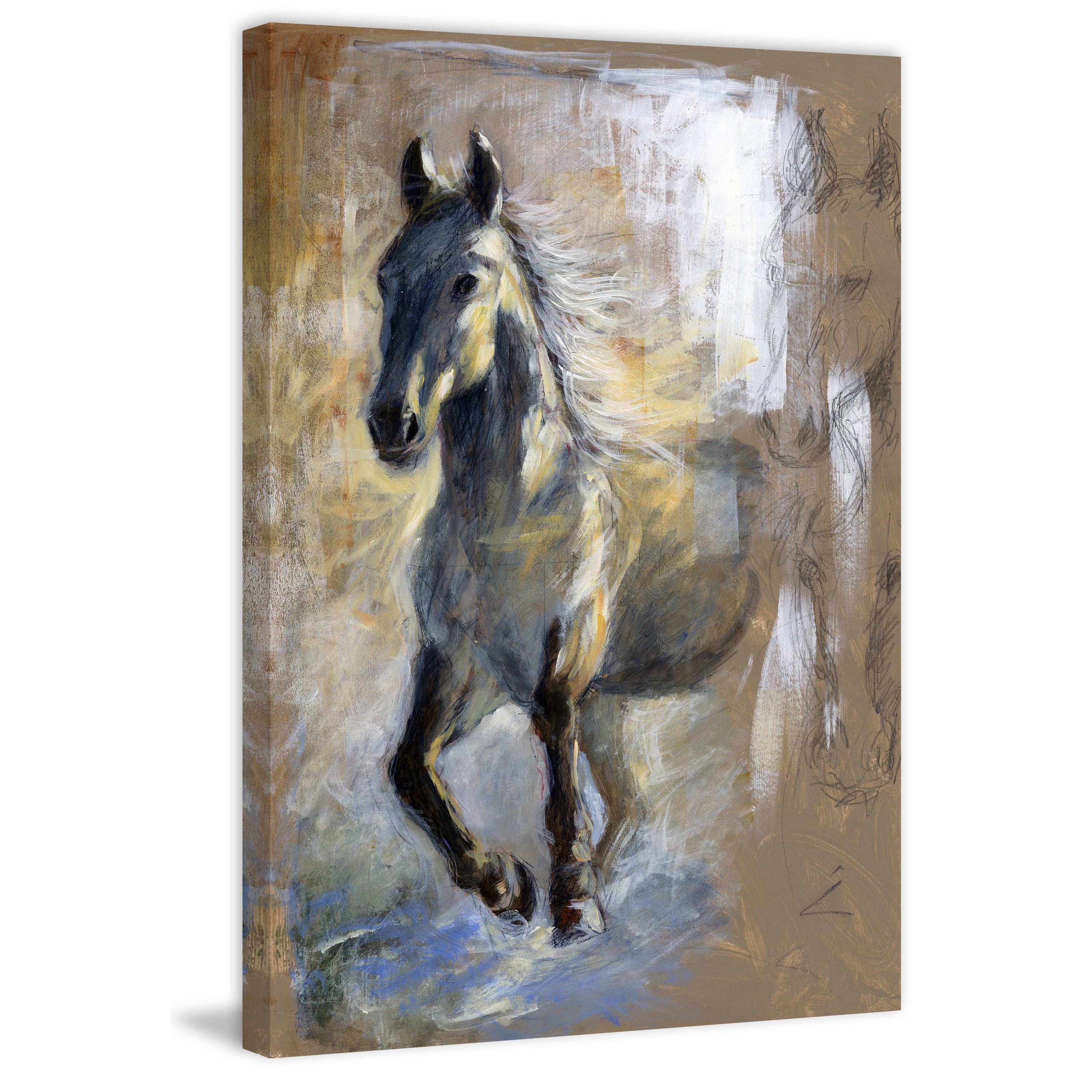 "Emerging" Painting Print on Wrapped Canvas