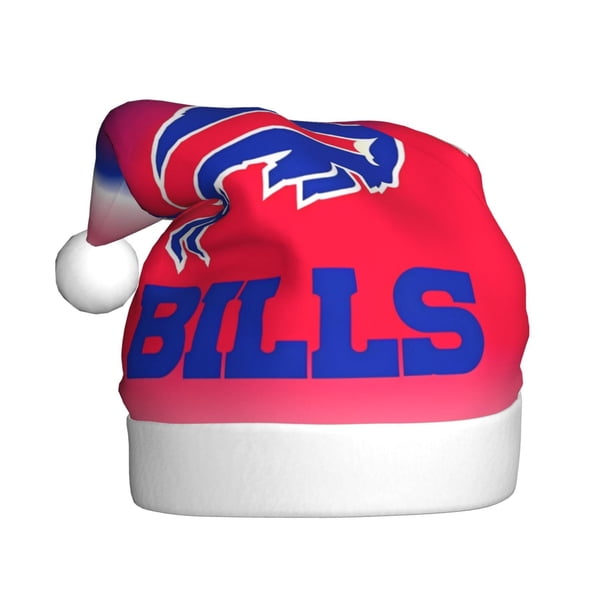 Gorros navideños personalizados para adultos del equipo de fútbol Bills, gorros con decoración navideña, gorros de regalo navideño