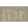 thumbnail image 3 of Edwin Austin Abbey 18x12 Black Modern Framed Museum Art Print Titled - Study of the Captive Virtues, for ‘The Castle of the Maidens’ (1989), 3 of 5