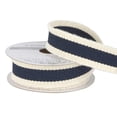 thumbnail image 2 of Celebrate It 7/8'' x 5 yd. Navy and White Fringe Ribbon, 2 of 4