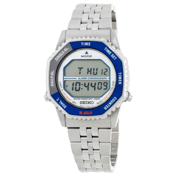 Seiko Rotocall Digital Chronograph Stainless Steel Quartz SMGG21P1 100M Men's Watch