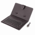thumbnail image 2 of Keyboard Case, Universal Wireless Flip Cover with Phone Stand and Detachable Magnetic Keyboard for 4.5 to 6.8 Inch Mobile Devices, 2 of 7