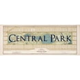 thumbnail image 2 of Carlson, Tina 14x8 Gold Ornate Wood Framed with Double Matting Museum Art Print Titled - Central Park, 2 of 4