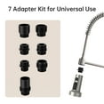 thumbnail image 5 of Spring Pull Down Kitchen Faucet Head Replacement for Kitchen Faucet, 3-Modes & 7 Adapters Brushed Nickel Finished, 5 of 9