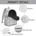 thumbnail image 3 of Boho Dog Aesthetic Pattern Backpack – Lightweight Travel Bag with Comfortable Carrying and Anti-theft Features, Suitable for School, Gym, and Daily Use, 3 of 4