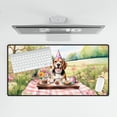 thumbnail image 4 of Happy Mother's Day Beagle with Sweets and Flowers at a Picnic Desk Mat Full Keyboard Mouse Pad Beagles Dog Lover Gifts Idea Large Mousepad - 13005, 4 of 5