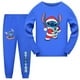 thumbnail image 1 of Conjuntos de pijamas de punto para niños, pijamas de seda de algodón para Navidad, ropa de dormir para bebés, ropa para niñas, camisa de manga larga, pantalones, pantalones de traje, 1 of 4