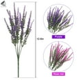 thumbnail image 2 of PULLIMORE 6 Bundles Artificial Flowers Lavender UV Resistant Fake Flowers Indoor Outdoor Faux Plant Decor (Purple), 2 of 9