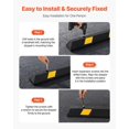 thumbnail image 5 of VEVOR Parking Stopper, 72 Inch Heavy Duty Parking Aid for Garage, Rubber Curb Garage Floor Stopper with Reflective Strips, Vehicles Gadgets for Cars Vans Trucks Tire Wheel Guide Block Stops Bumpers, 5 of 9