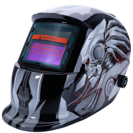 Zimtown Solar Power Auto Darkening Welding Helmet Mask Hood,Adjustable Shade Range