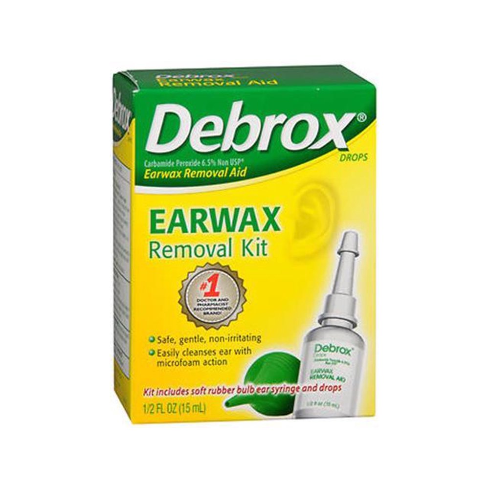Debrox Ear Wax Removal Kit 0.5 oz. Otic Drops EACH - Walmart.com
