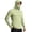 Light Green #020, variant on Men's UPF 50 Sun Protection Hooded Shirt with Integrated Face Cover Long Sleeve Lightweight Rash Guard Shirts, L